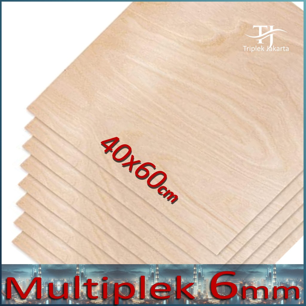 Multiplek/Triplek 6mm 40x60 cm