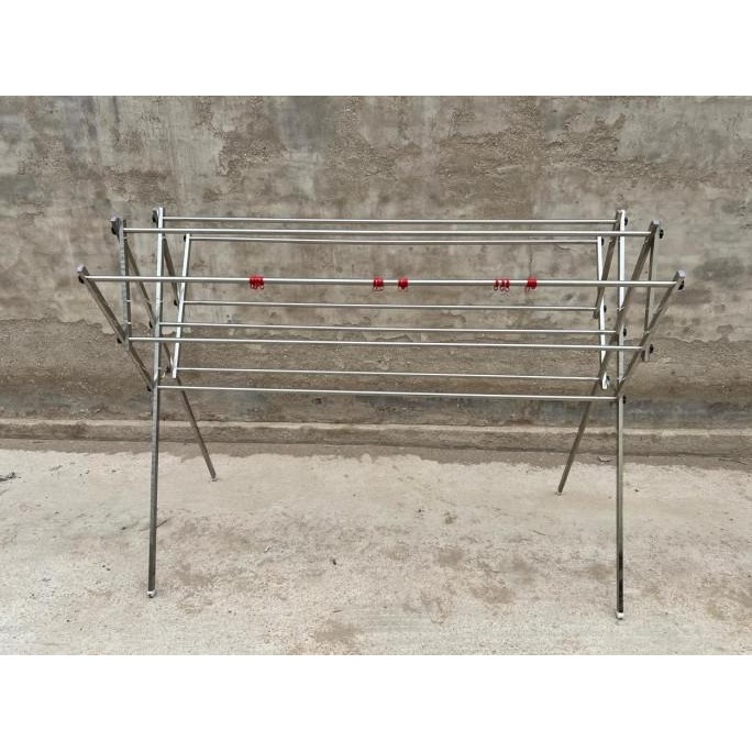 JEMURAN BAJU STAINLESS STEEL LIPAT JEMURAN BAJU LIPAT JEMURAN BAJU MINIMALIS KAKI KOTAK 2807T