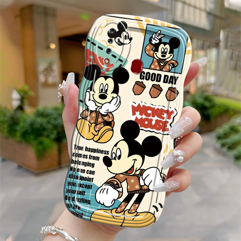 Casing Hp Untuk Samsung Galaxy A20s Case Casing Kesing sarung HP pelindung silikon pola Mickey Mouse