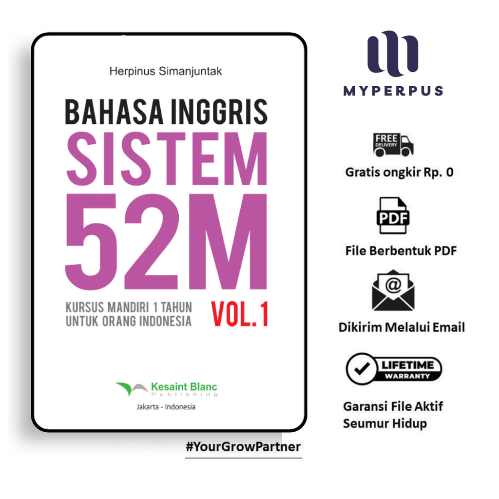 

1441. Bahasa Inggris Sistem 52M Volume 1