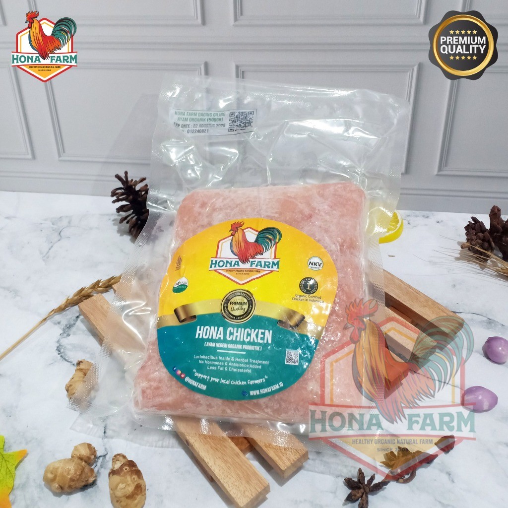 

Hona Farm Daging Giling Ayam Organik Probiotik 500gr