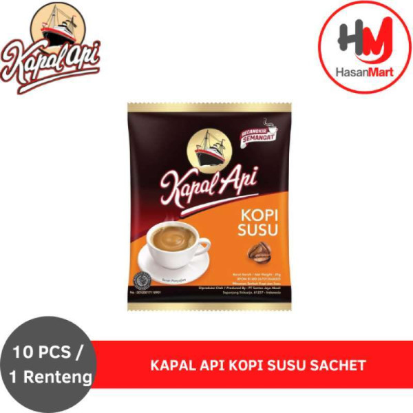 

Kapal Api Kopi Susu Renteng [10 Sachet]