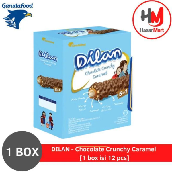 

Garuda Food DILAN - Chocolate Crunchy Caramel [1 box isi 12 pcs]