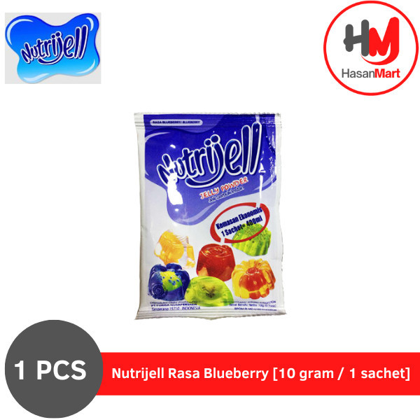 

Nutrijell Rasa Blueberry [10 gram / 1 sachet]