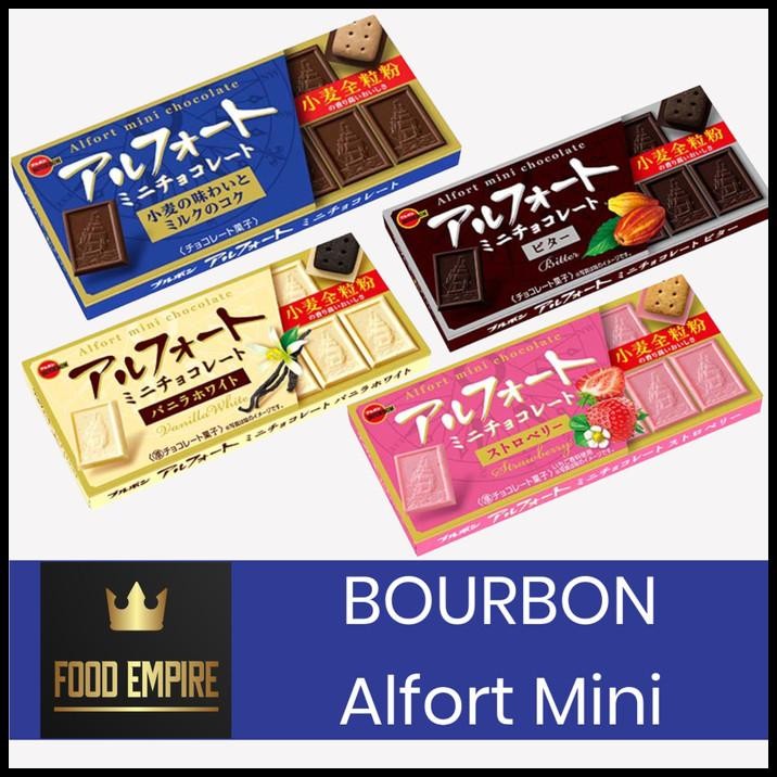 

Bourbon Alfort Mini Chocolate | Biscuit Coklat Jepang