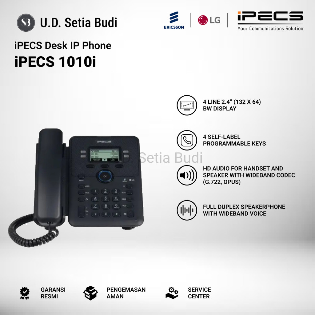IP Phone LG Ericsson IPECS 1010i 4 Line 4 Key Deskphone