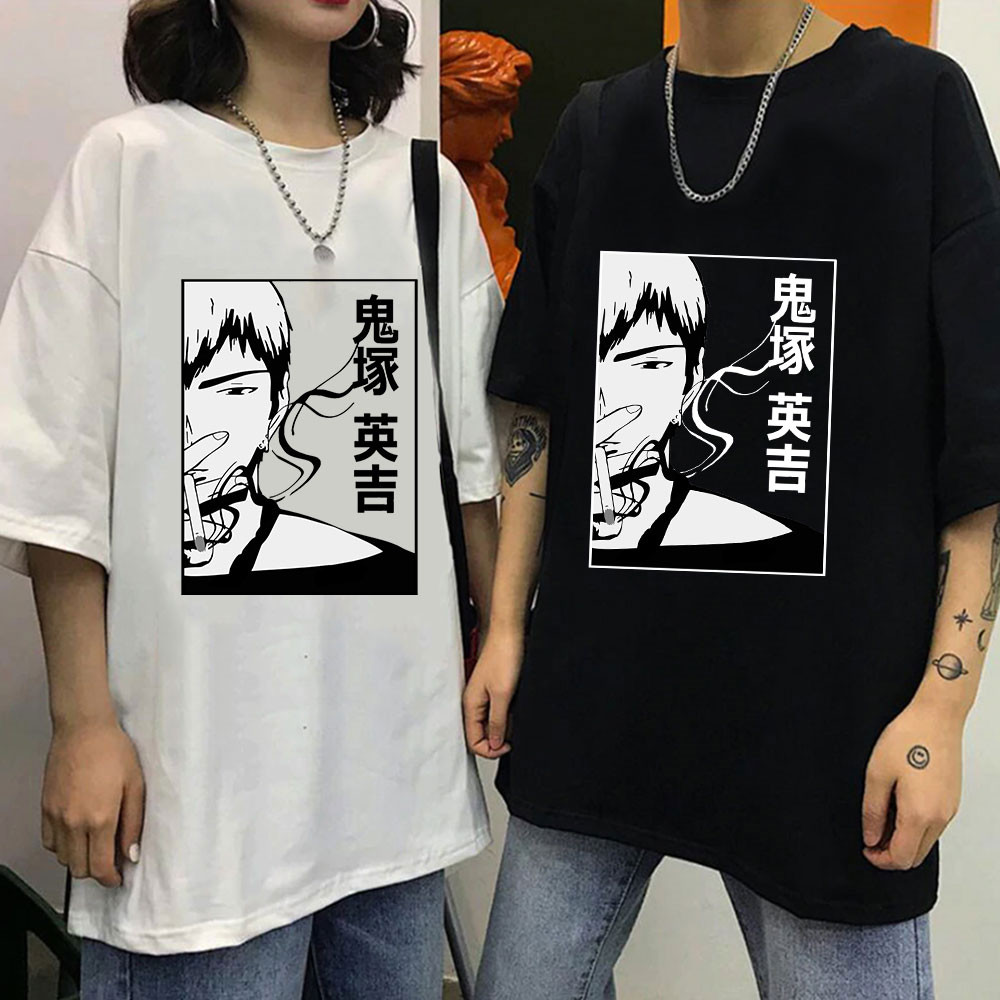 Gto Guru Hebat Onizuka Kaos Pria Gto Manga Jepang Eikichi Kaos Anime Murni