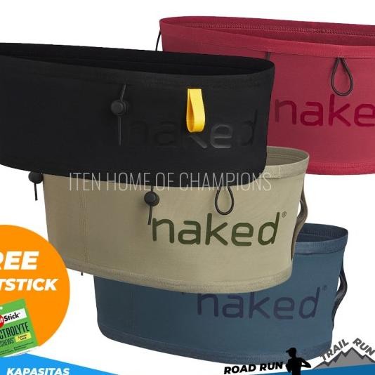 Naked Running Belt Tas Pinggang Lari Elastis Dan Nyaman