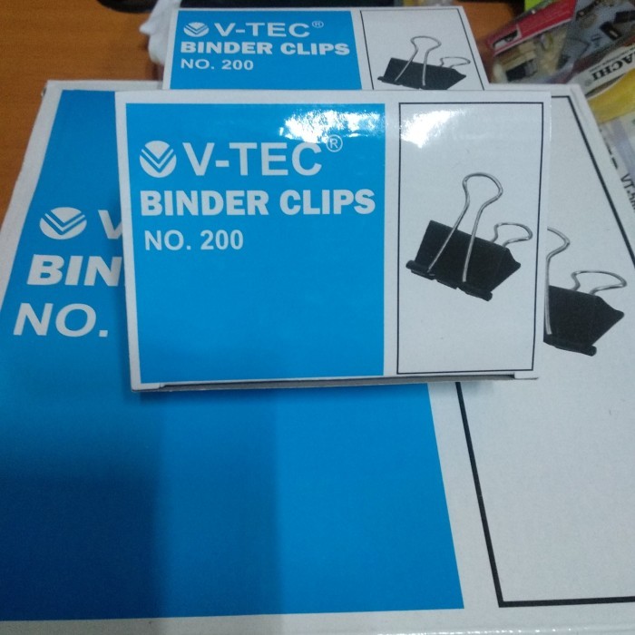 

Amberela - Binder Clip/Penjepit Kertas No.200 Vtec Per Gross