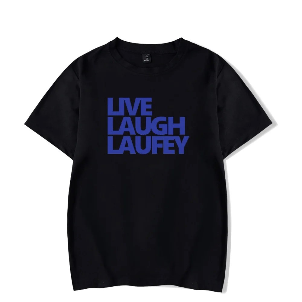 Laufey Langsung Tertawa Kaos Merchandise Laufey