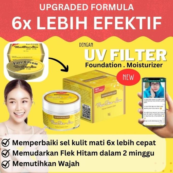 MARIE SKIN - LIAN (CREAM) KRIM PENCERAH WAJAH RYTI