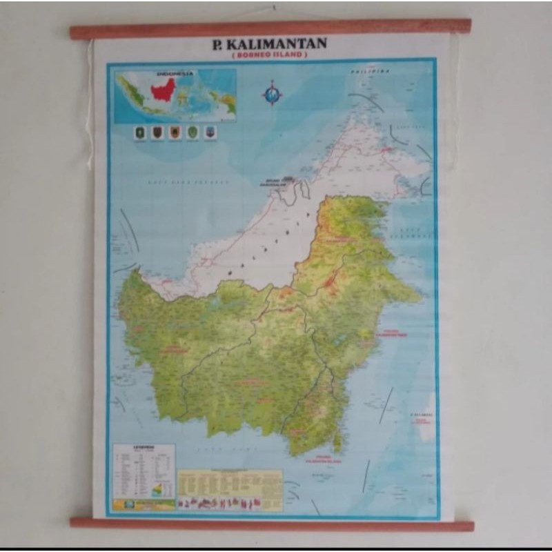 

Peta Bingka Pulau Kalimantan Ukuran Besar