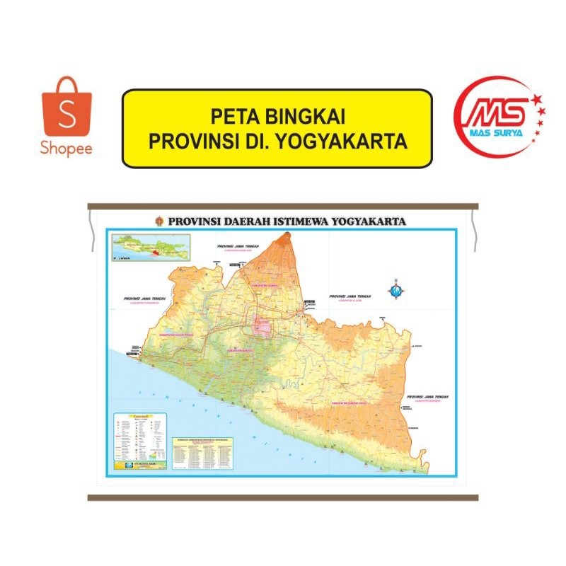 

Peta Bingkai Provinsi Daerah Istimewa Yogyakarta Ukuran Sedang