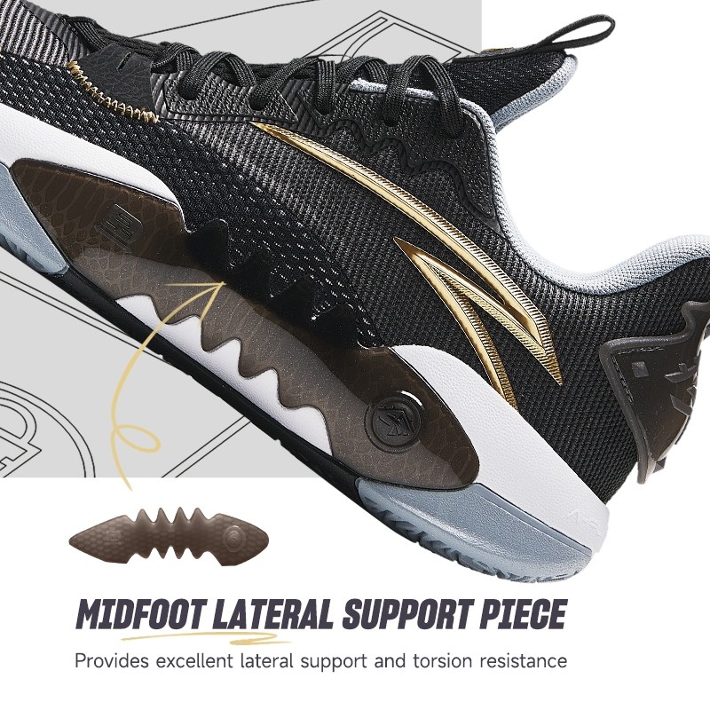 new anta x kyrie irving shock wave team sepatu basket pria sepatu olahraga basketball shoes