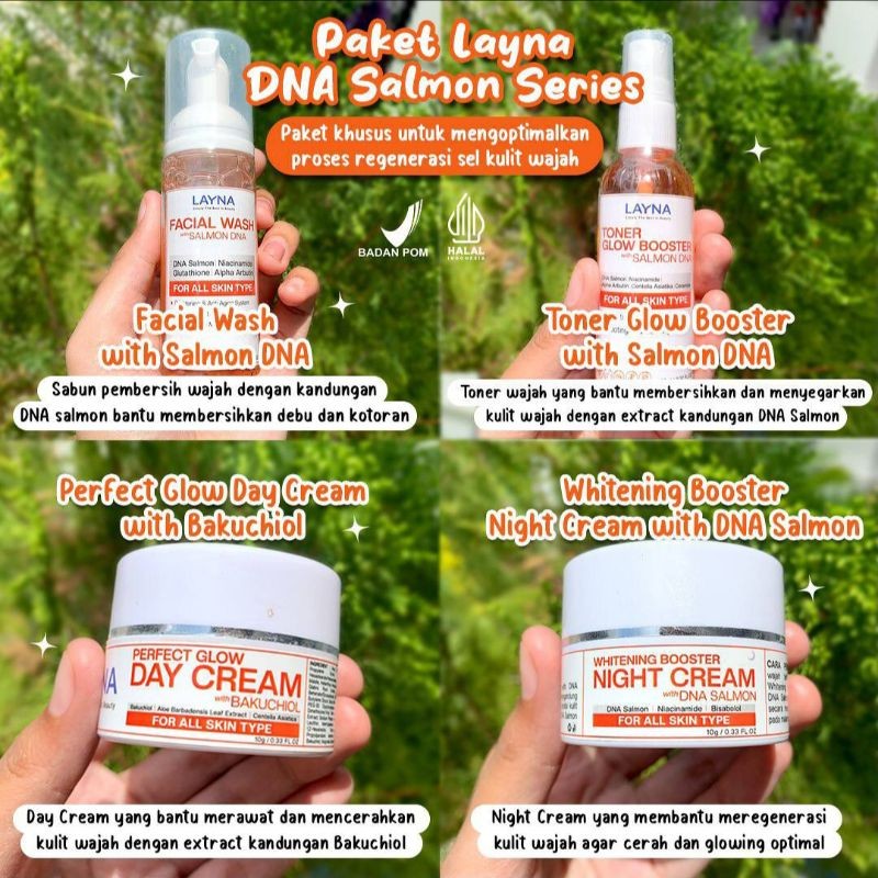 LAYNA SKINCARE VIRAL | BPOM AMAN BUMIL BUSUI| FREE BONUS'AN LAYNA DNA SALMON LAYNA SKIN LAYNA SKINCA