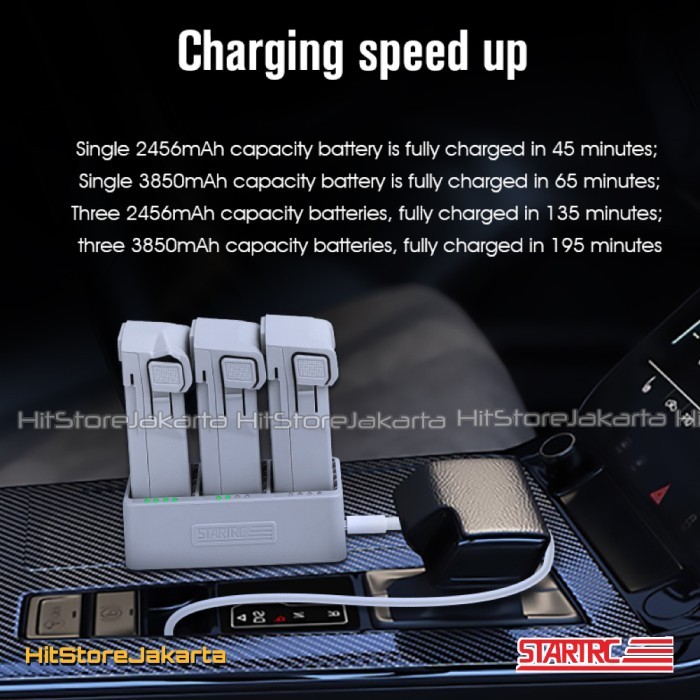 Startrc Charging Hub For Dji Mini 3 Pro Baterai Charger Dji Mini 3