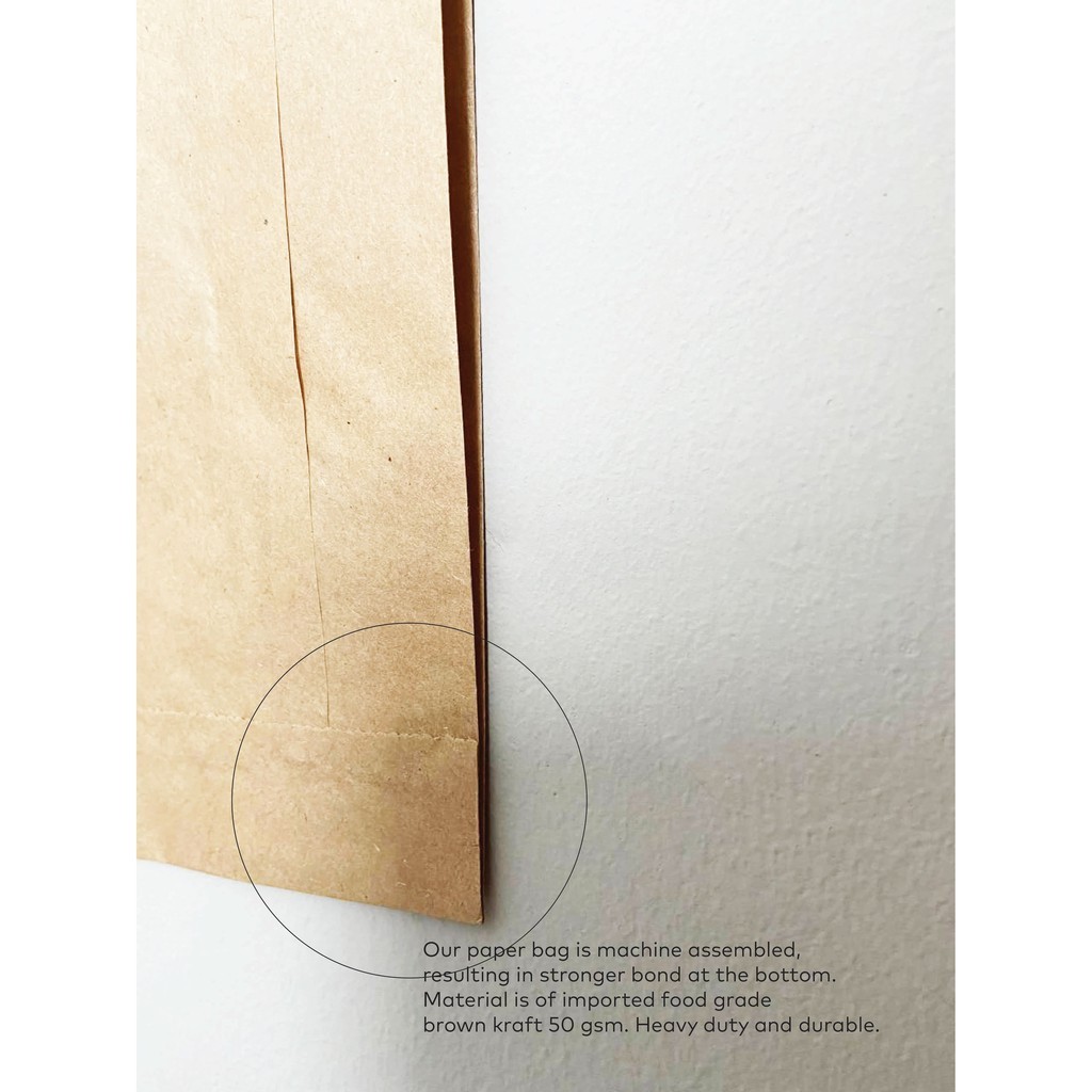 

Baguette Paper Bag Tall 50cm (250pcs) - Brown Kraft Food Grade