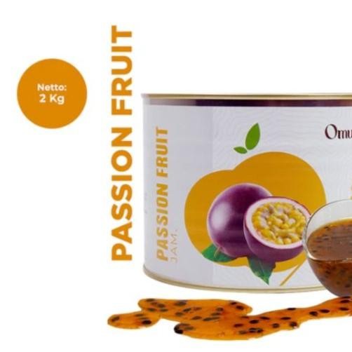 

OMUGI yellow peach passion fruit Jam Selai Buah persik markisa 2kg