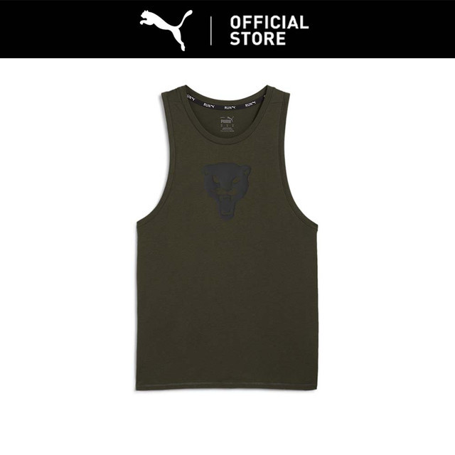 PUMA Singlet Pria Bergambar PUMA RUN Fav