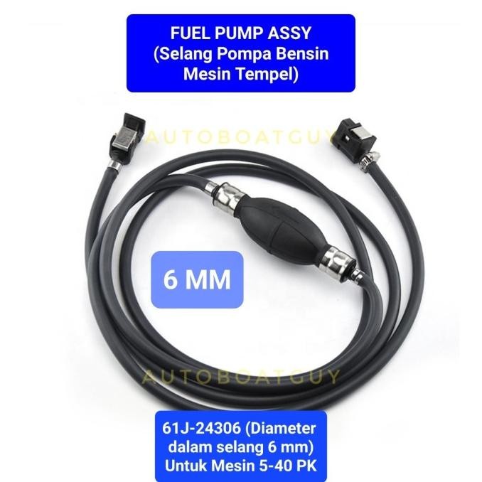 Oem Selang Mesin Tempel Outboard Motor Fuel Primary Pump Yamaha Parsun
