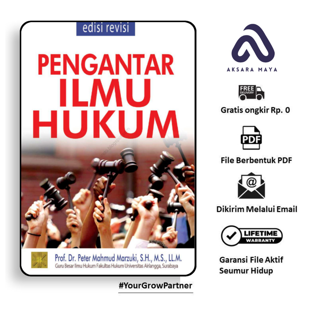 

1568. Pengantar Ilmu Hukum (Prof Dr Peter Mahmud Ma
