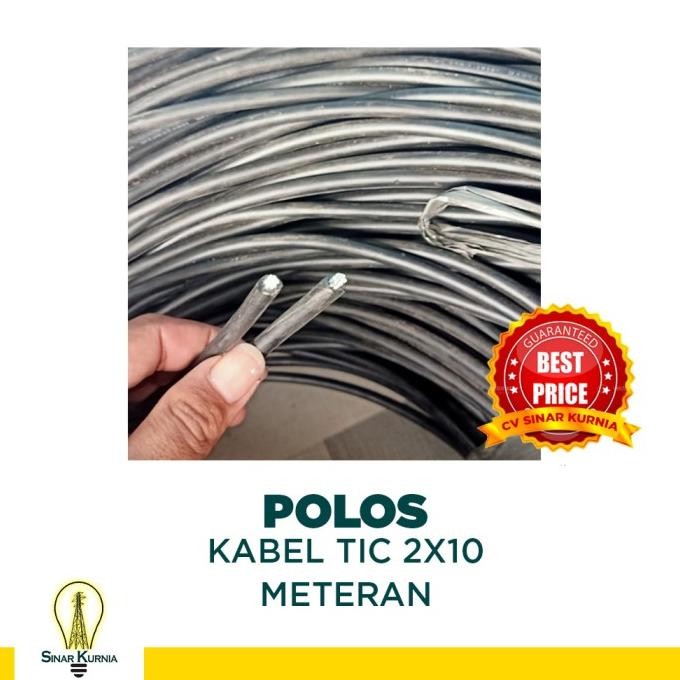 Murah Kabel PLN 2x10 Twisted / Twist / Kabel Tiang listrik meteran | Polos sinarkuuu Murah