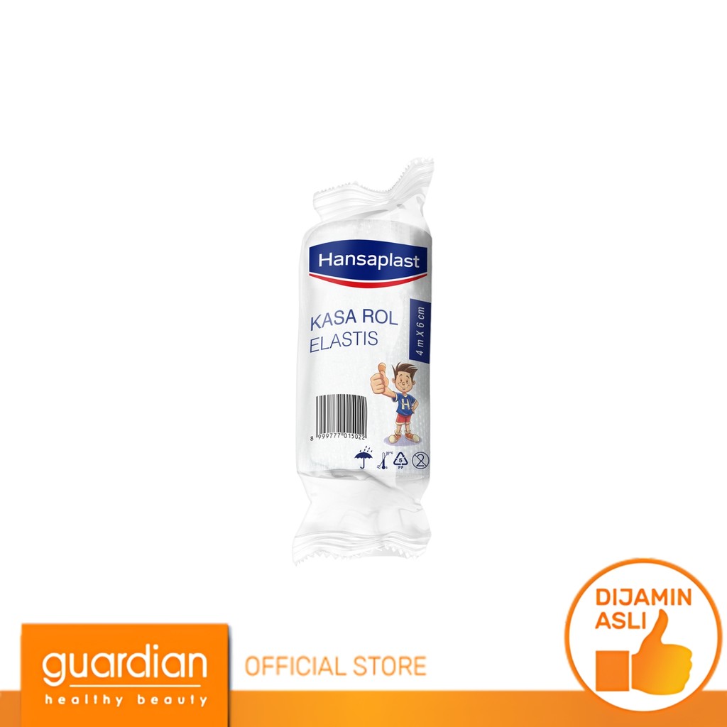 HANSAPLAST Perban Steril Kasa Roll Elastis isi 1 P3K Kain Kasa - Kulit sensitif & nyaman digunakan