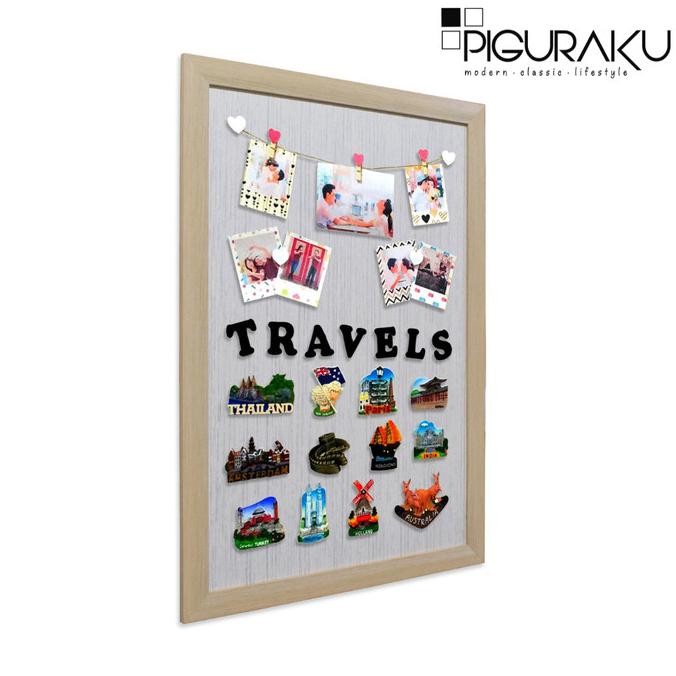 

HARGA DISC - Magnet Frame 50x75Cm -Minimalis- Magnetic Board 20Rs-Bingkai Papan Magnet