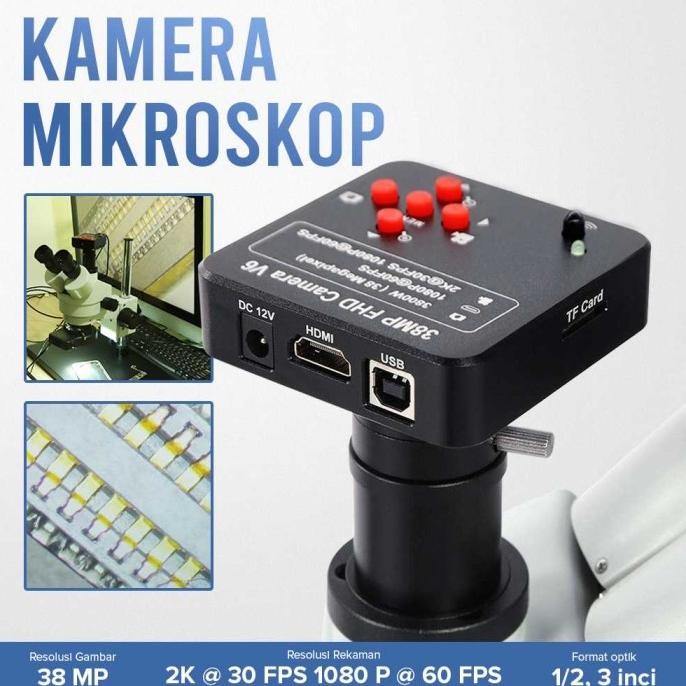 

NEW Kamera Mikroskop Industrial Magnifier Full HD 38MP 2K - V6