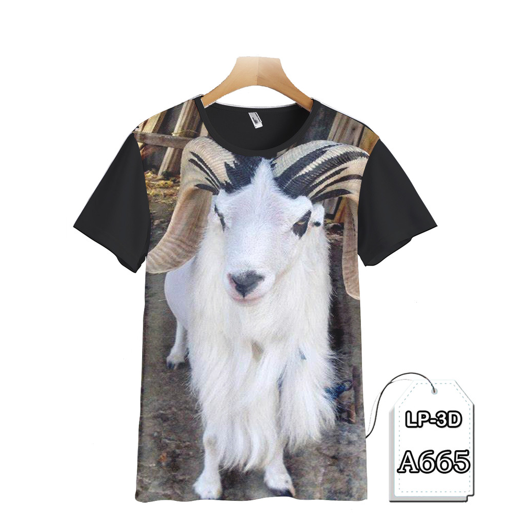 Baju Domba Garut Jantan Kaos Anak dan Dewasa Printing 3D LP3D-A665 Fashion