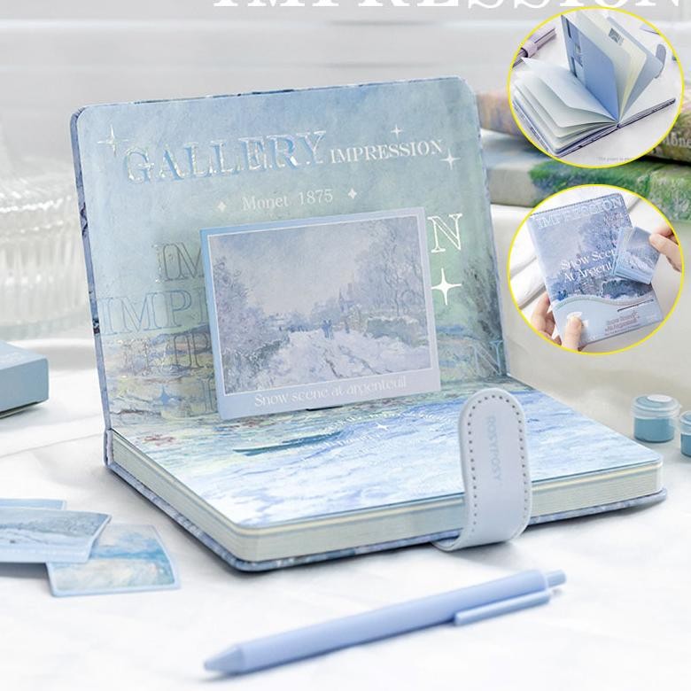 

To94 GAGALU Buku diary rosyposy nature pemandangan korea vintage lucu / journal / agenda impor / notebook / buku catatan unik penutup magnet Viral