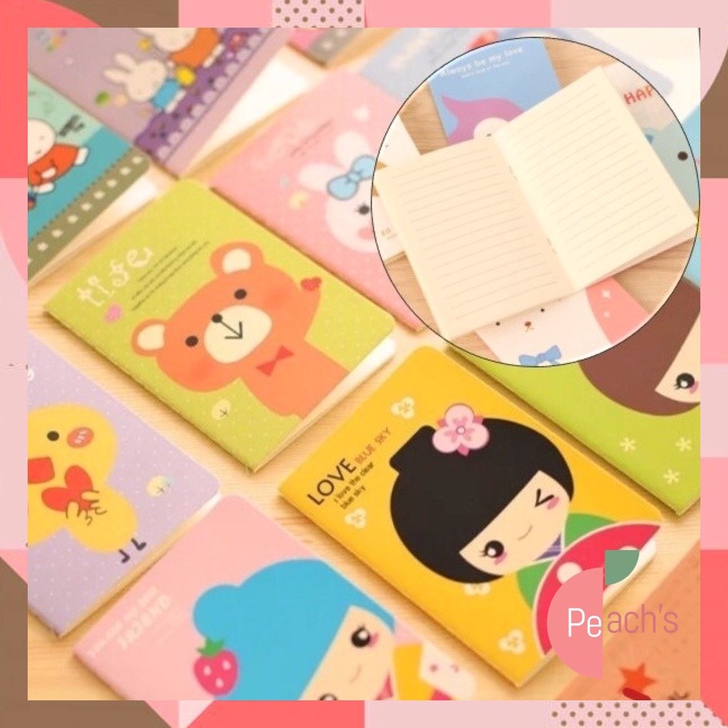 

PEACH - Buku Tulis Mini / Book Mini / Buku Tulis Memo Kecil Motif Random B582