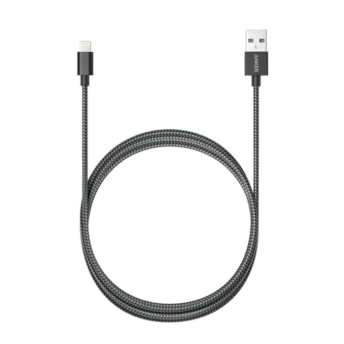Anker Lightning Kabel Data Iphone Nylon Braided Cable Mfi Powerline