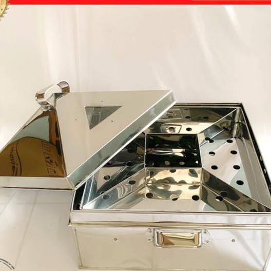 Klakat Kukusan Baso Kotak Stainless Panci Dimsum Baan Sekat 4