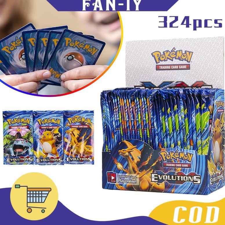 [LARIS] 324Pcs Kartu Pokemon Inggris Ori / Kartu Pokemon Satu Kotak / Kartu Koleksi Pokemon Atas 14