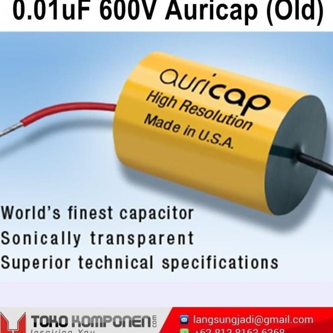 0.01Uf 600V Auricap Metalized Polypropylene Capacitor Mkp 10Nf 0,01Uf