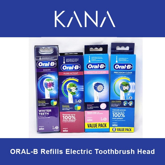 Oral B Refill Electric Toothbrush Head Sikat Gigi Elektrik Braun
