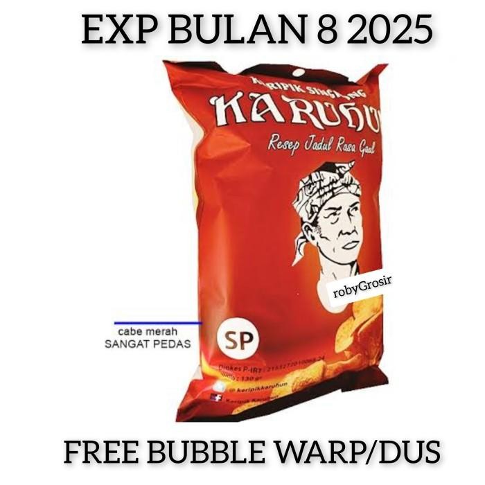 

kripik singkong karuhun super pedas