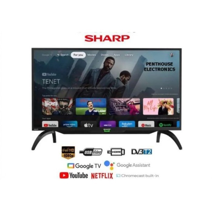 LED TV Sharp 42 Inch 2T-C42EG1i / 42EG1i Full HD Google TV - 42EG1
