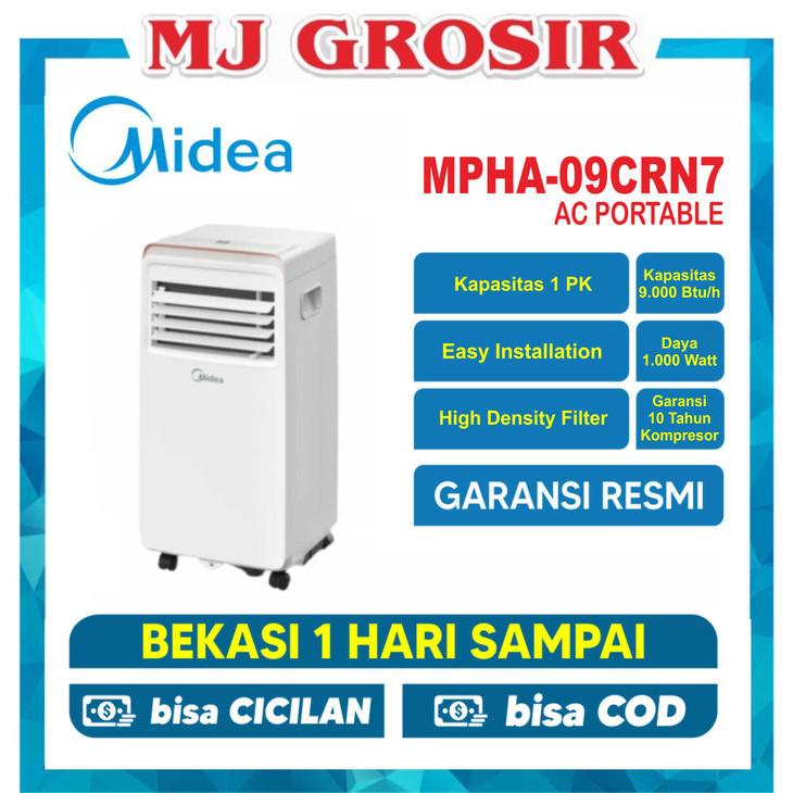 AC MIDEA MPHA 09 CRN7 1 PK LOW WATT AC PORTABLE