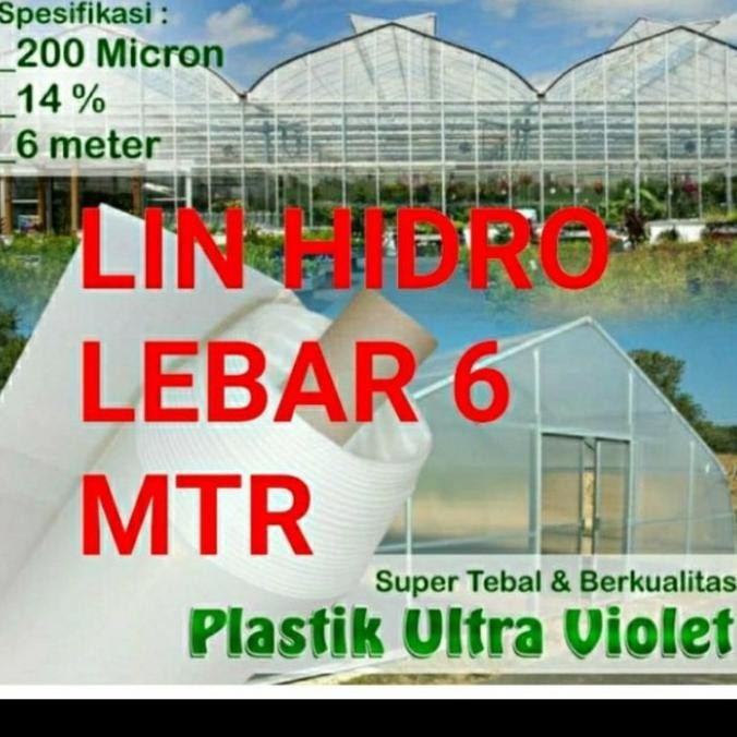 plastik uv 6 meter 200 micron