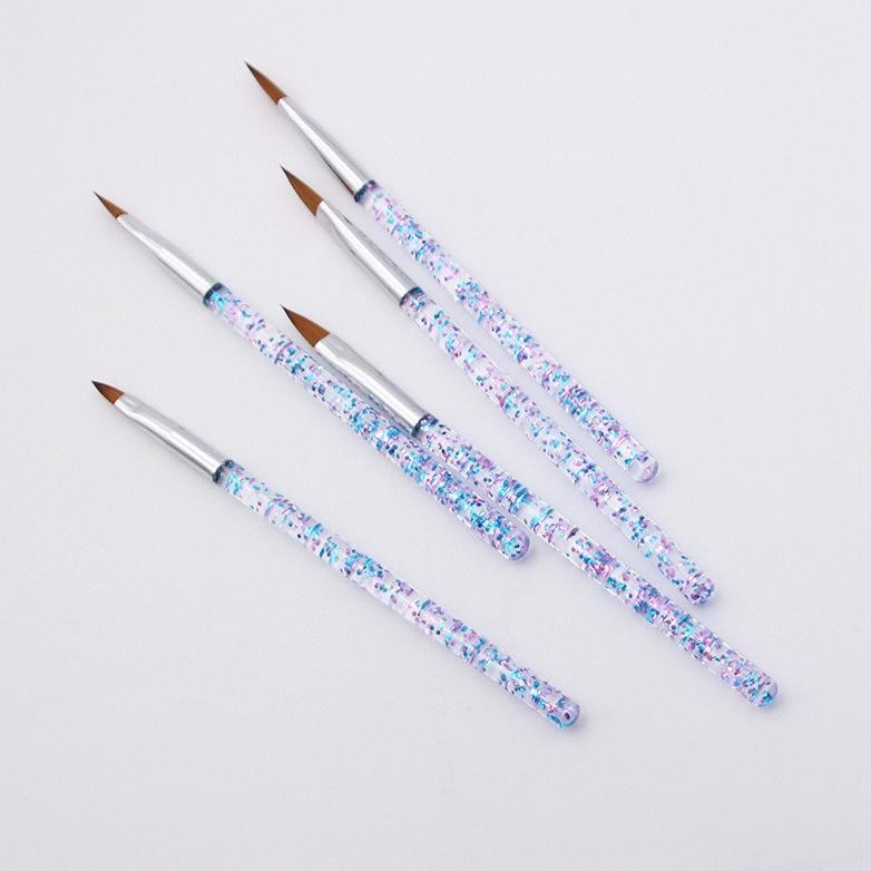 

5PCS KUAS BRUSH ACRYLIC BRUSH NAIL ART 3D FLOWER BRUSH NAIL ART baru