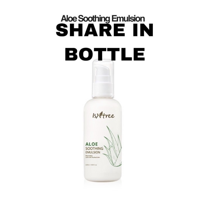 New Item [SHARE] Isntree aloe soothing emulsion share in bottle 20ml Terbatas