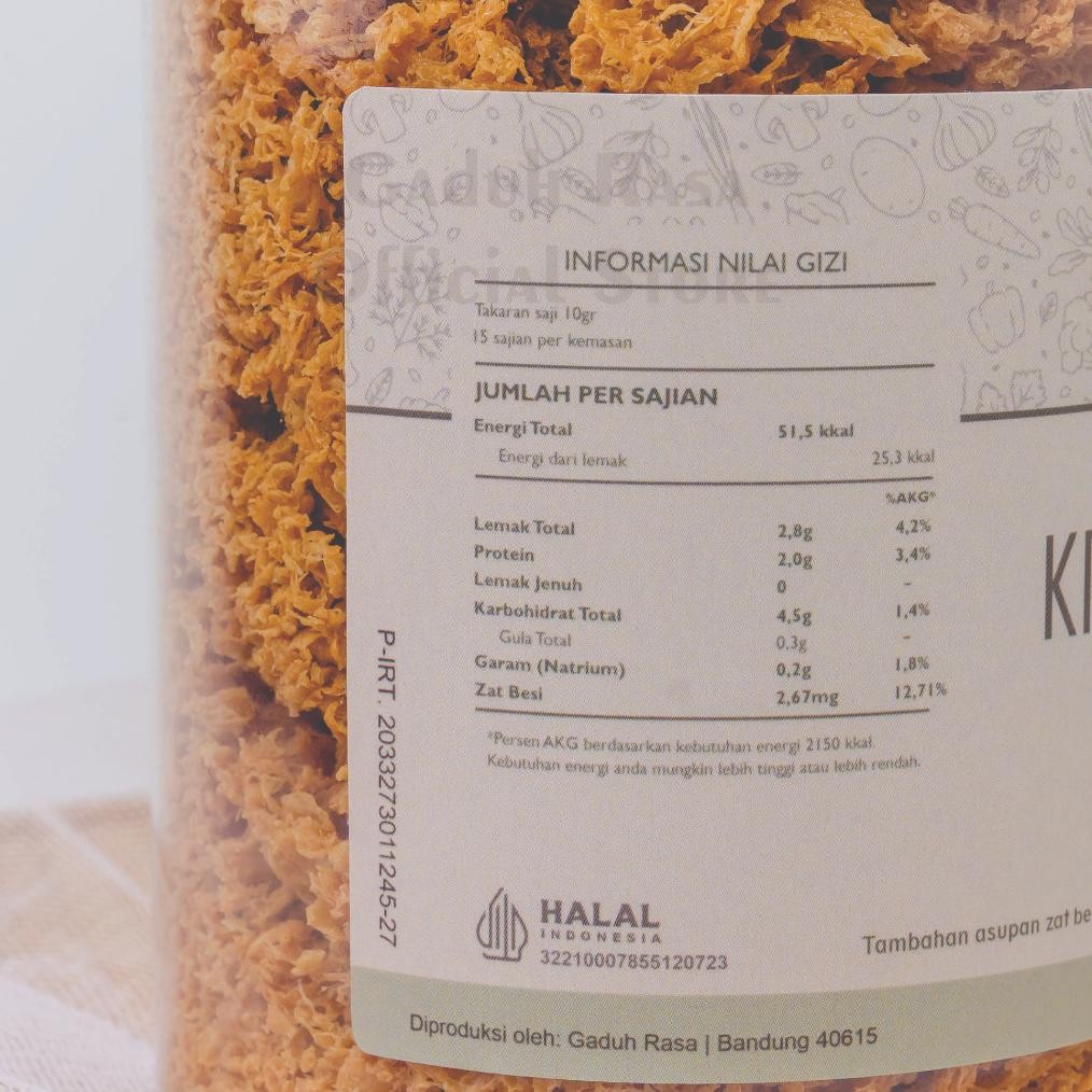 

Lariis Kremes Hati Ayam Premium Gadoeh