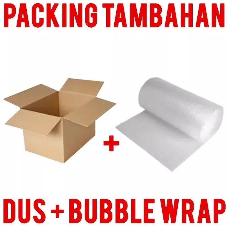 

Tambahan Packing Kardus + Bubble Wrap