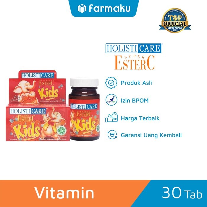 Holisticare Ester C Kids Vitamin C Anak 30 Tablet