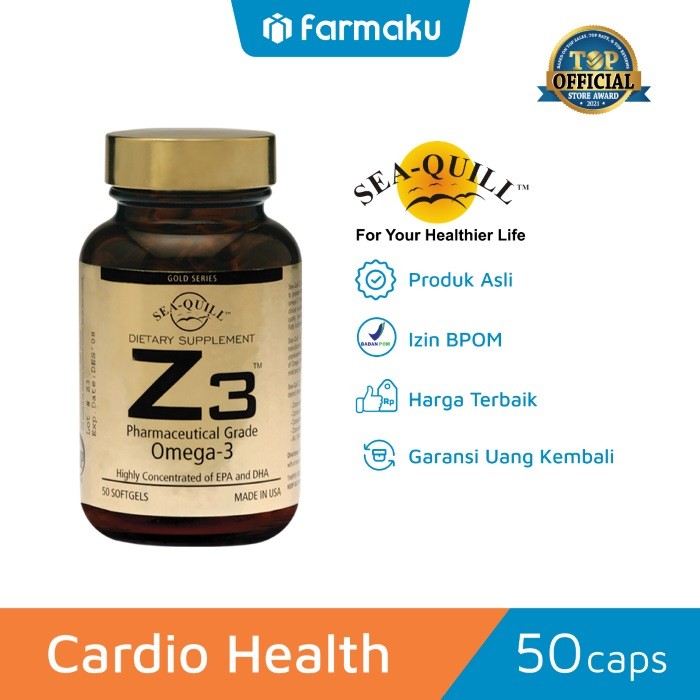 Sea Quill Z3 Suplemen Kesehatan Jantung 50 Capsule