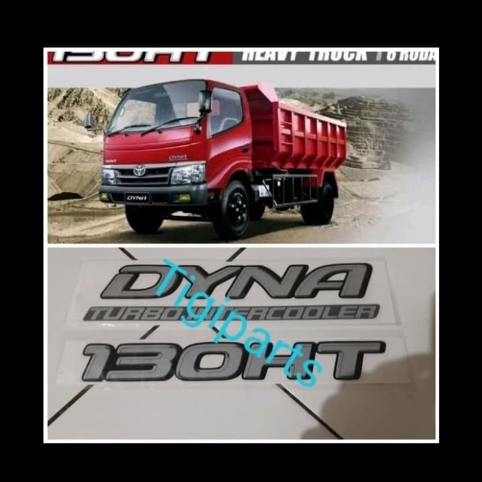 Stiker Dyna 130HT untuk toyota dyna rino