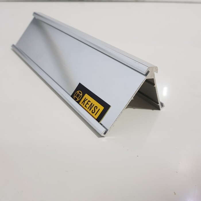 

Terlaris Name Plate Holder / Sign Holder Besar Kecil Alumunium SALE