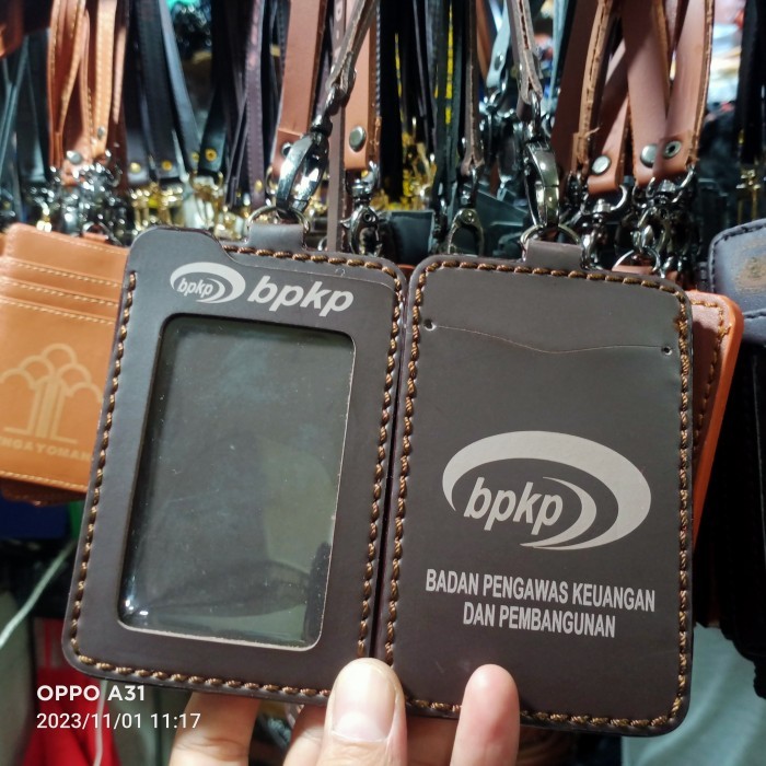 

Terlaris Holder kalung id card kulit logo BPKP SALE